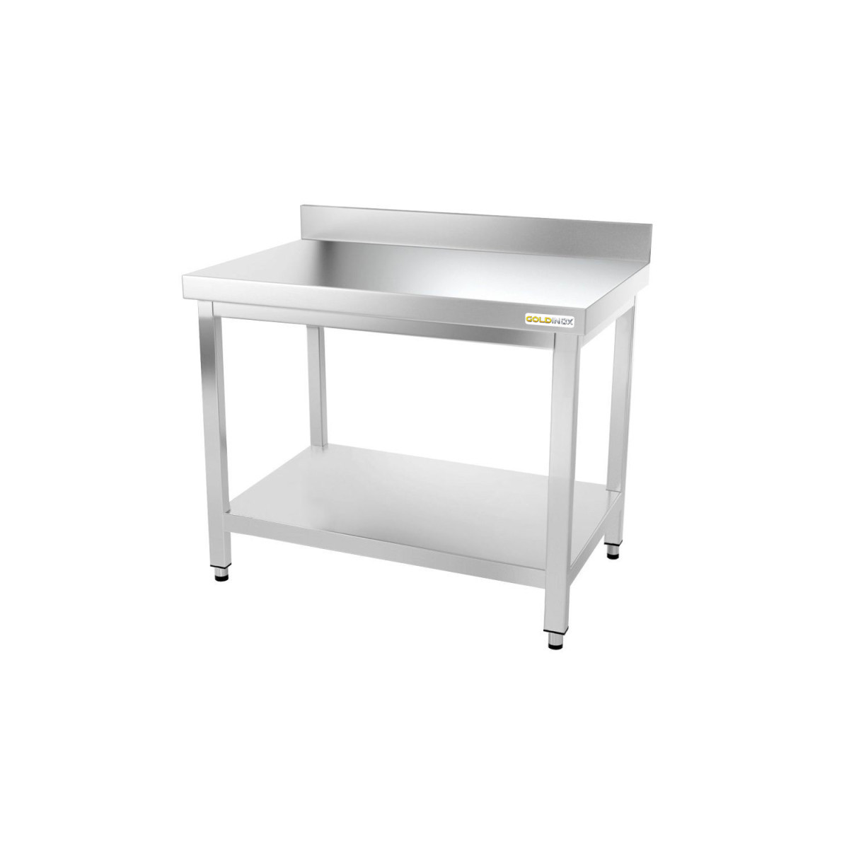 Table inox 1000 x 600 mm adossée ECO / GOLDINOX
