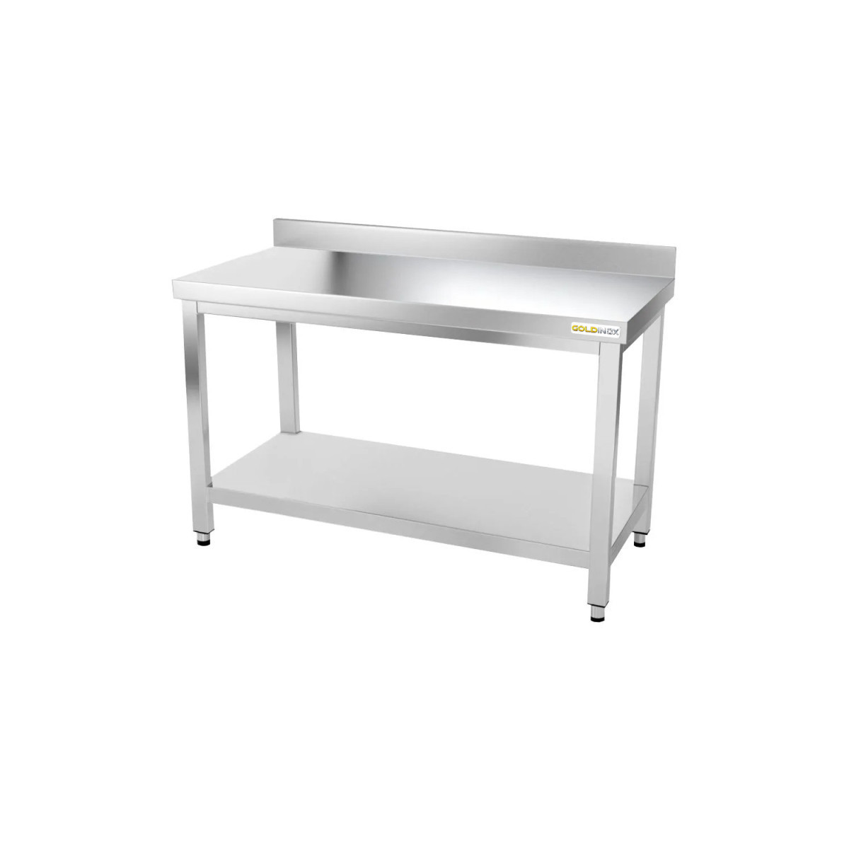 Table inox 1600 x 600 mm adossée ECO / GOLDINOX