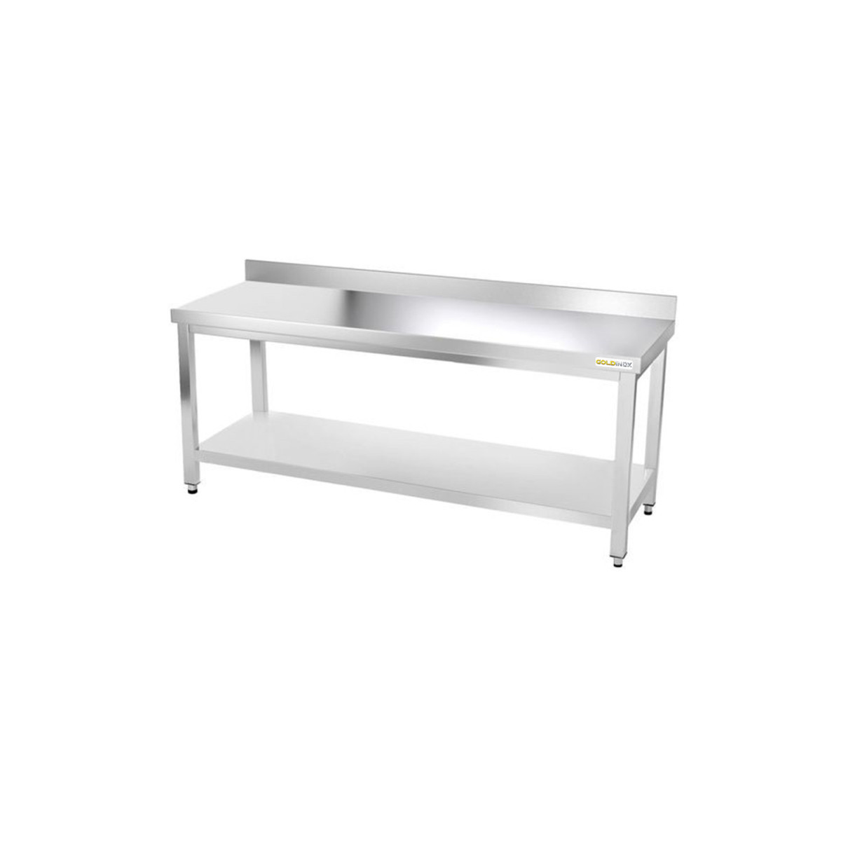 Table inox 1800 x 600 mm adossée ECO / GOLDINOX