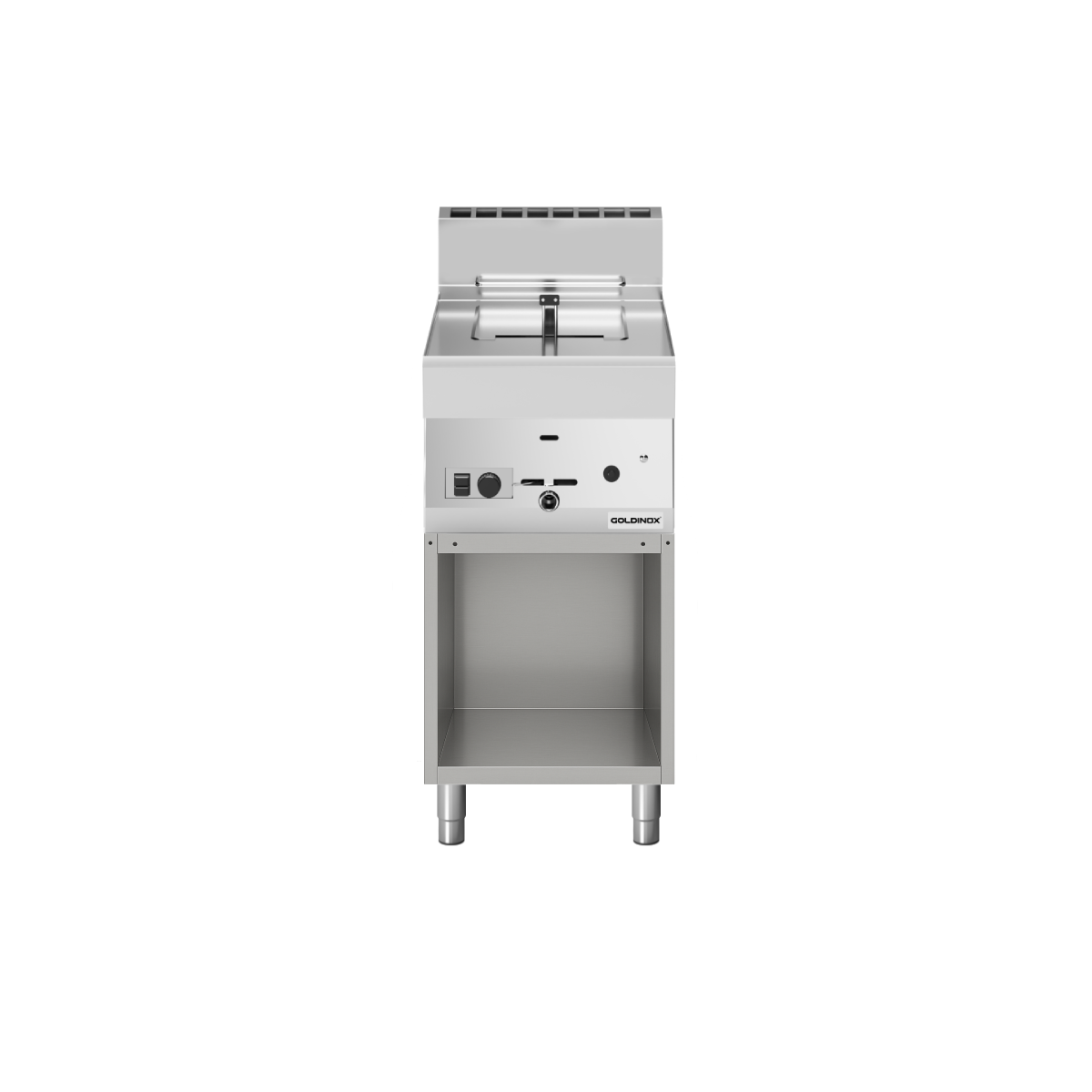 Friteuse à gaz 8 litres (6,8 kW) sur pieds PREMIUM / GOLDINOX