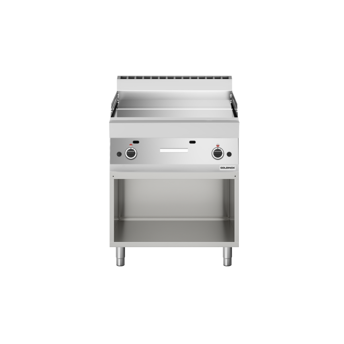 Plaque de cuisson à gaz 700 mm lisse chromée (11,4 kw) à poser PREMIUM / GOLDINOX