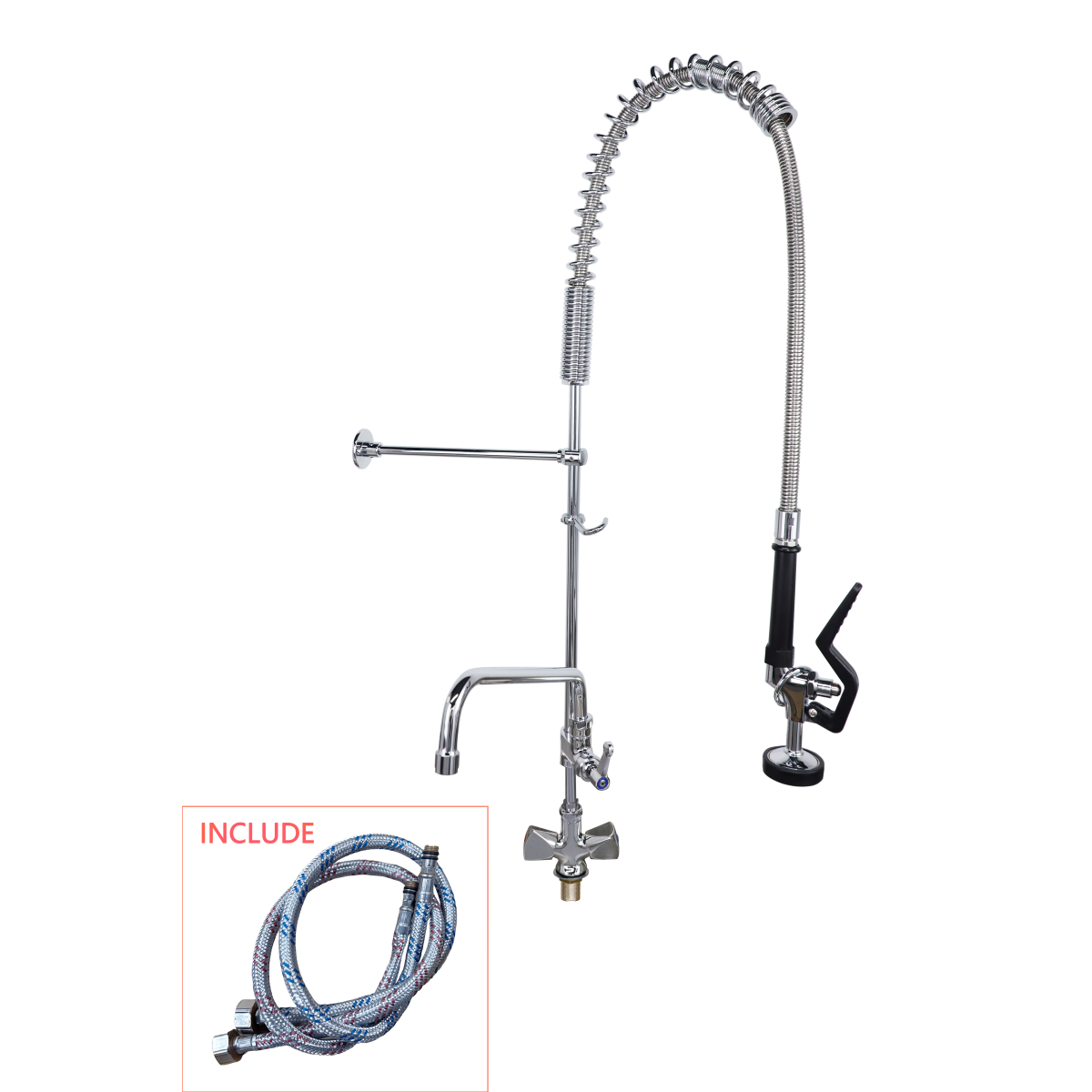 Douchette professionnelle col de cygne + mitigeur ECO / GOLDINOX