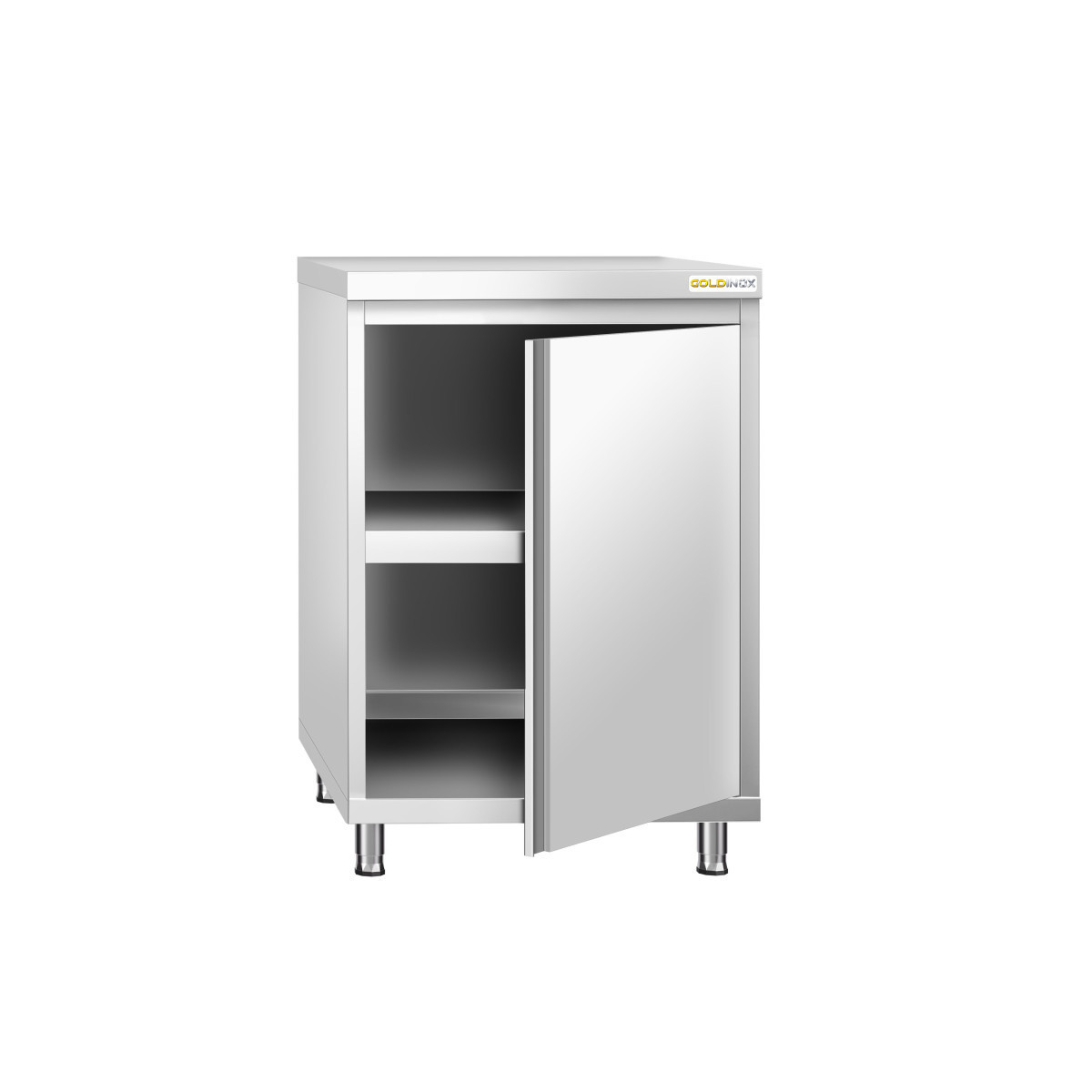 Meuble bas inox 600 x 600 mm PREMIUM / GOLDINOX