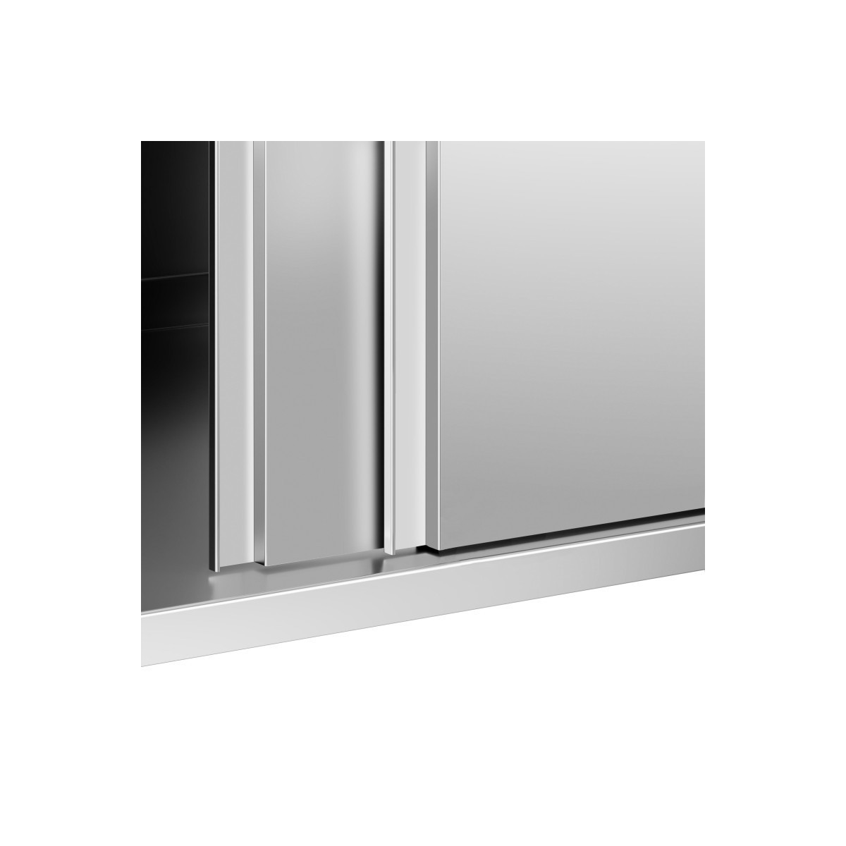 Meuble bas inox 1500 x 600 mm sur roulettes PREMIUM / GOLDINOX