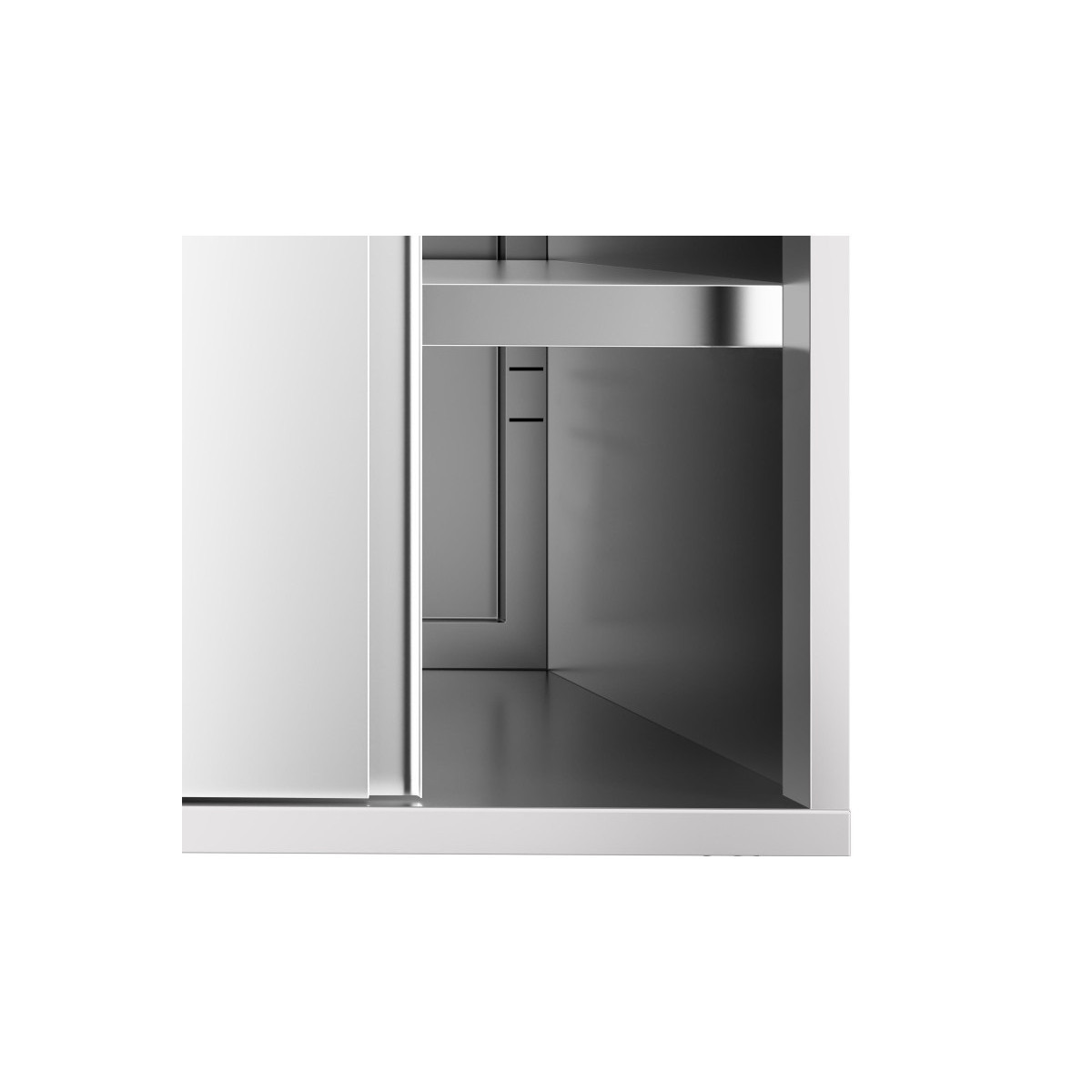Meuble bas inox 1500 x 600 mm sur roulettes PREMIUM / GOLDINOX