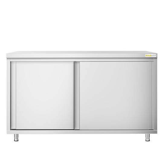 Meuble bas inox 1400 x 700 mm PREMIUM / GOLDINOX