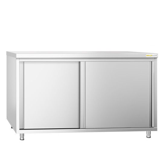 Meuble bas inox 1600 x 700 mm PREMIUM / GOLDINOX