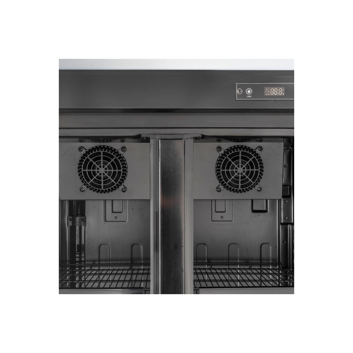 Armoire à boissons 460 Litres sur roulettes Full Black PREMIUM - GOLDINOX