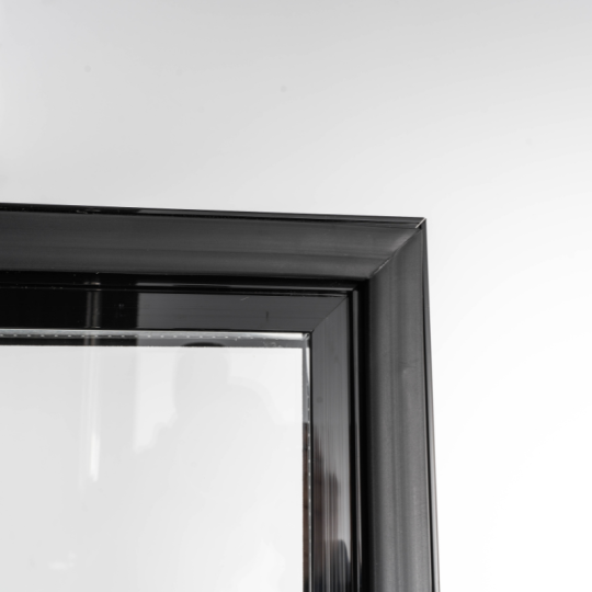 Armoire à boissons 460 Litres sur roulettes Full Black PREMIUM - GOLDINOX