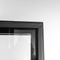 Armoire à boissons 460 Litres sur roulettes Full Black PREMIUM - GOLDINOX