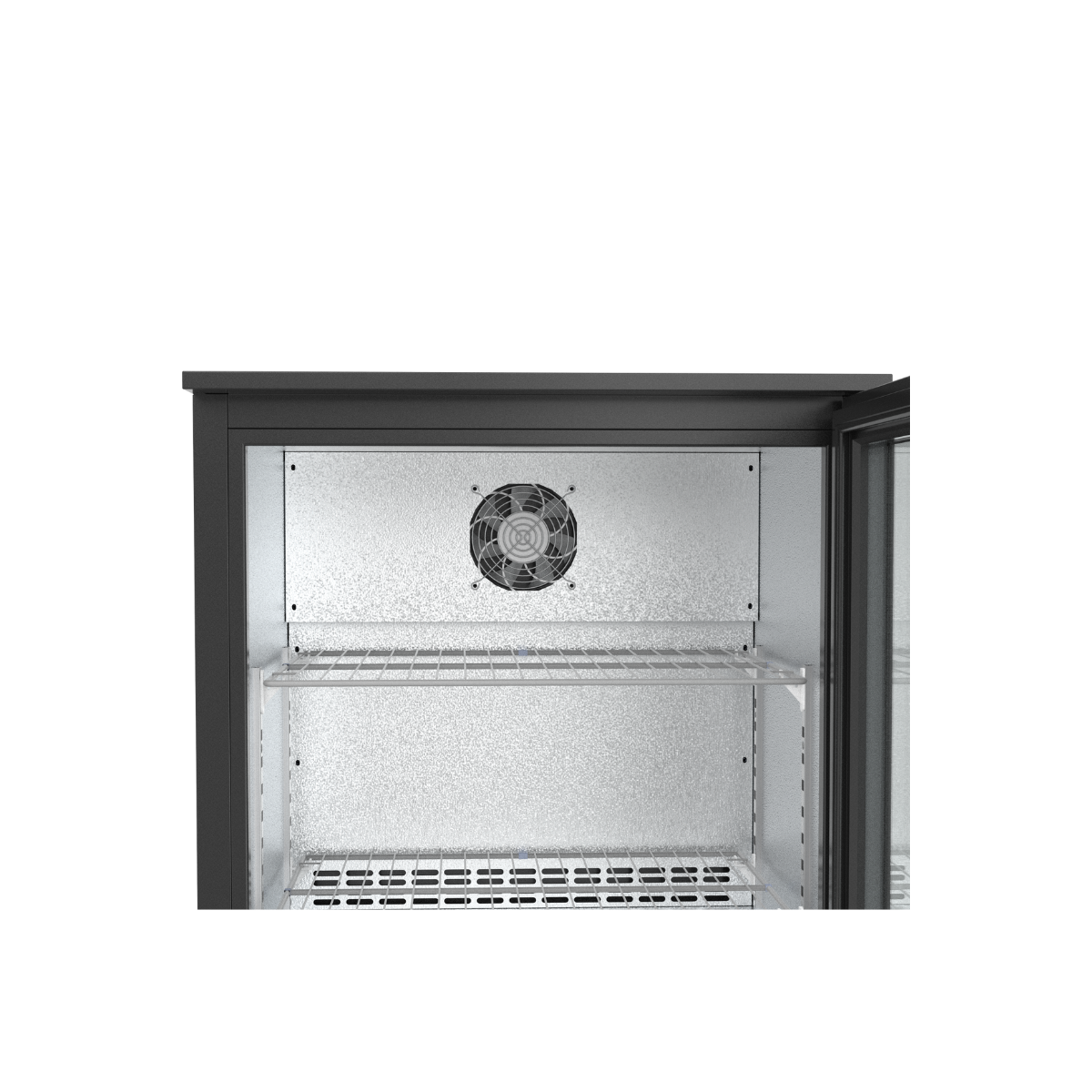 Arrière de bar - 1 porte pivotante vitrée / GOLDINOX