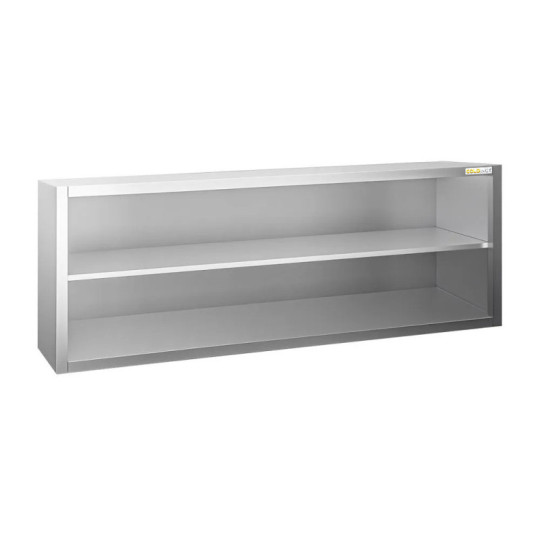 Placard mural inox 2000 x 400 mm / Hauteur 650 mm avec portes coulissantes PREMIUM / GOLDINOX