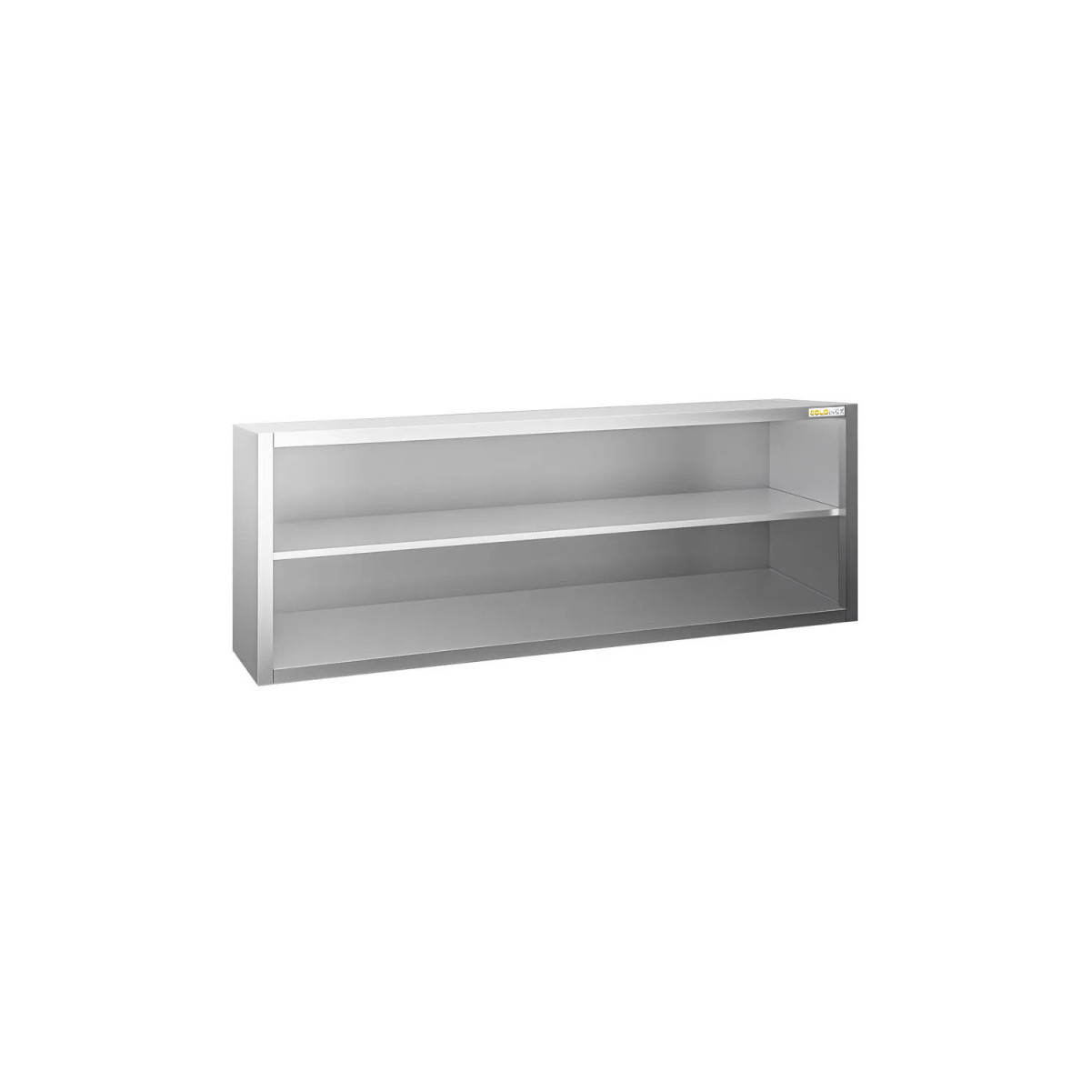 Placard mural inox 2000 x 400 mm / Hauteur 650 mm avec portes coulissantes PREMIUM / GOLDINOX