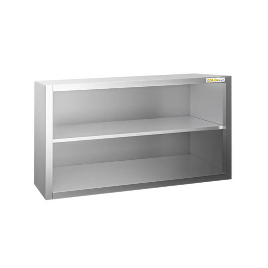 Placard mural inox 1000 x 400 mm / Hauteur 650 mm avec portes coulissantes PREMIUM / GOLDINOX