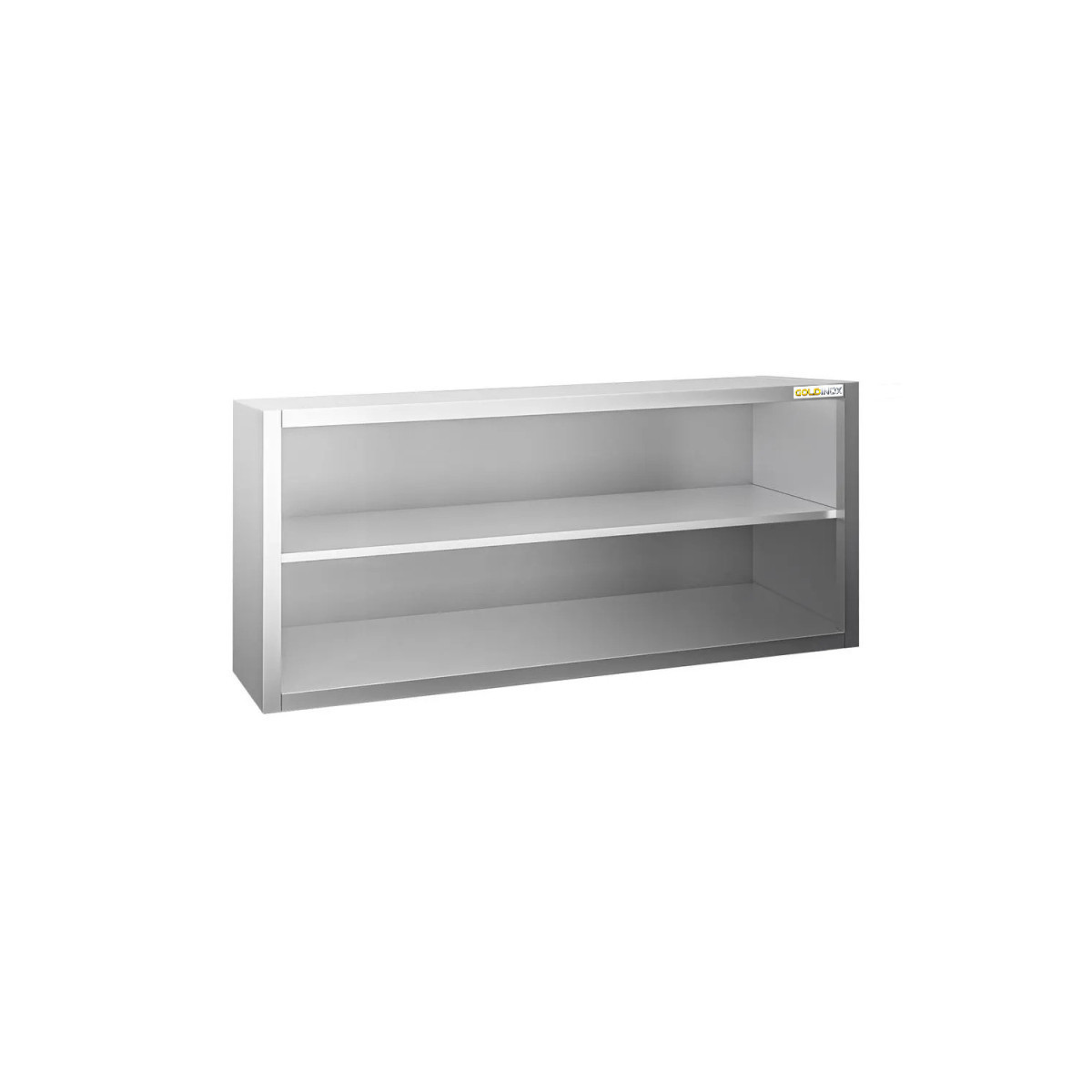 Placard mural inox 1600 x 400 mm / Hauteur 650 mm avec portes coulissantes PREMIUM / GOLDINOX