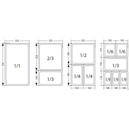 Bain marie avec robinet de vidange GN 1/1