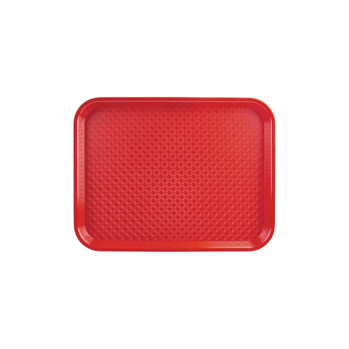 Plateau de service rouge 345x265mm - LOT DE 10