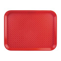 Plateau de service rouge 345x265mm - LOT DE 10