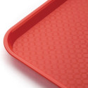 Plateau de service rouge 345x265mm - LOT DE 10