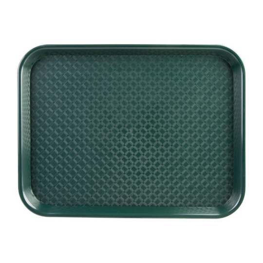Plateau de service vert 345x265mm - LOT DE 10