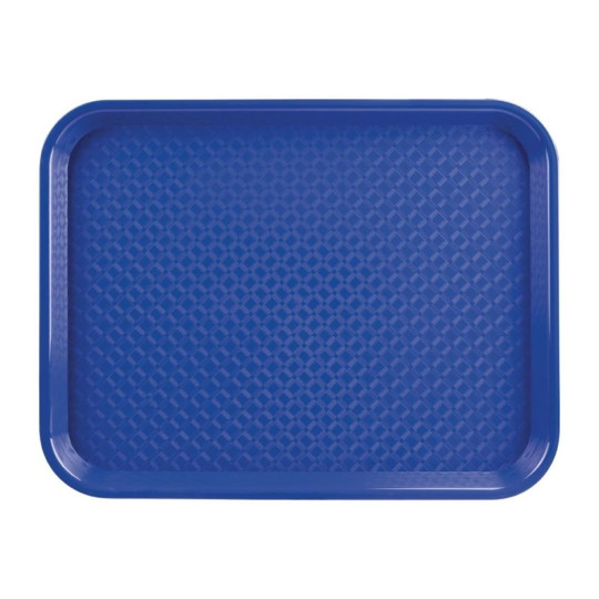 Plateau de service bleu 345x265mm - LOT DE 30