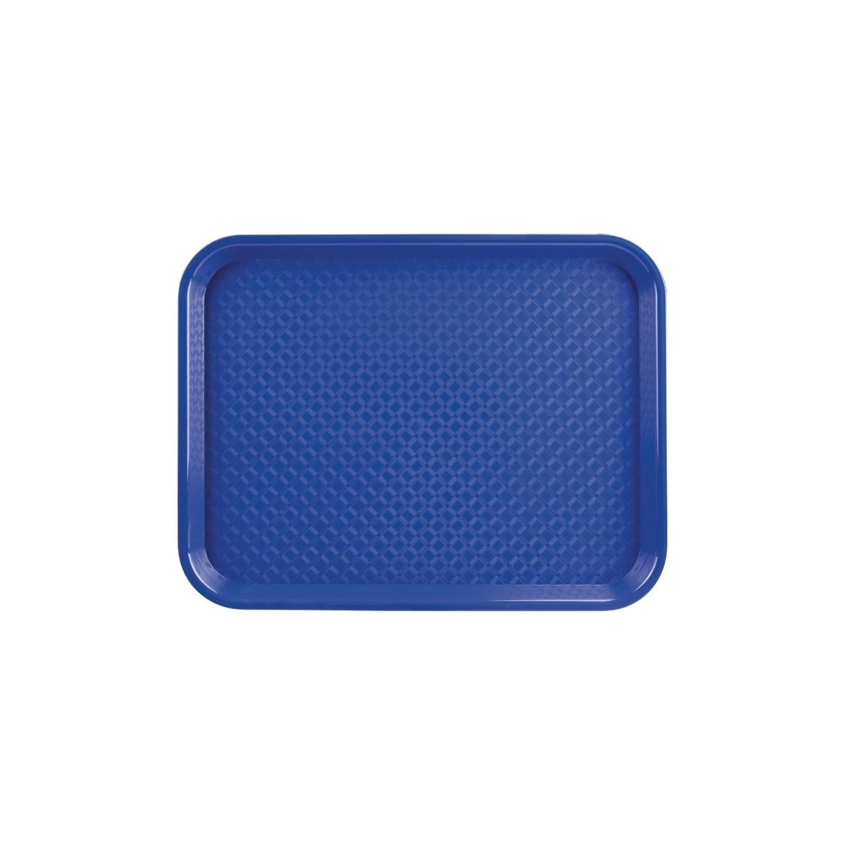 Plateau de service bleu 345x265mm - LOT DE 30