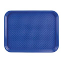 Plateau de service bleu 345x265mm - LOT DE 30
