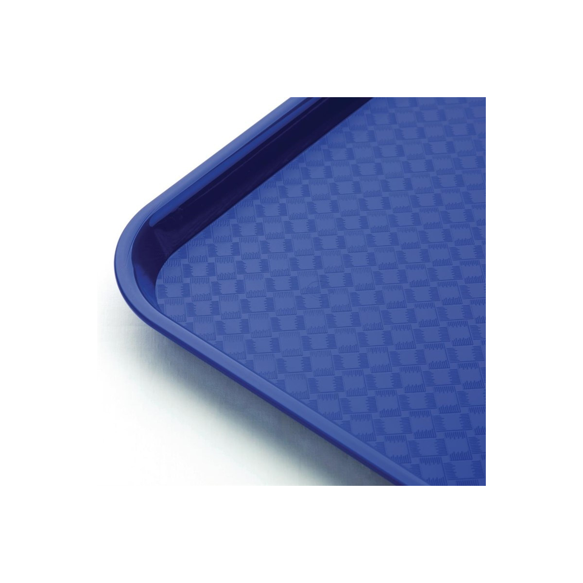 Plateau de service bleu 345x265mm - LOT DE 30