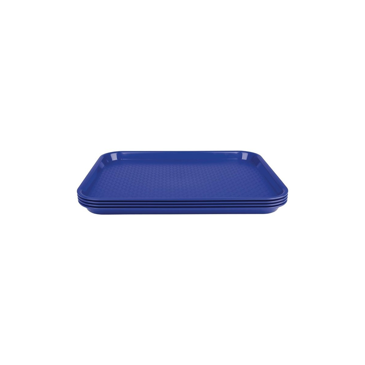 Plateau de service bleu 345x265mm - LOT DE 30