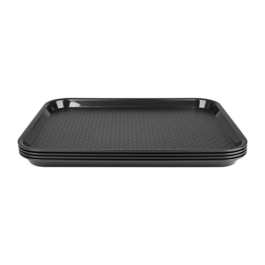 Plateau de service noir 345x265mm - LOT DE 10