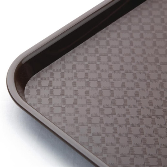 Plateau de service marron 345x265mm - LOT DE 10