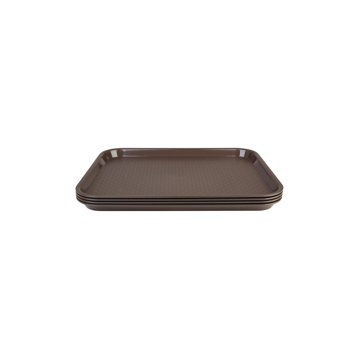 Plateau de service marron 345x265mm - LOT DE 30