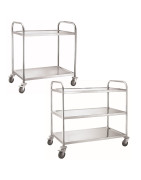 Chariot de Service en Inox
