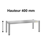 Passe-plat inox Hauteur 400 mm