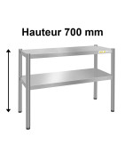 Passe-plat inox Hauteur 700 mm